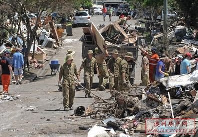 洪水死难20人 布里斯班逐渐恢复生机