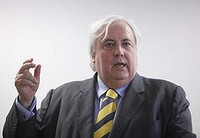 PALMER AFR PHOTOGRAPH BY GLENN HUNT 26032012.NEWS- Clive Palmer holding a press conference at Mineralogy House.