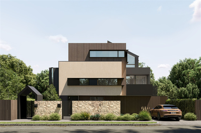  墨尔本Caulfield North中心地带豪华联排别墅Caulfield Grange 