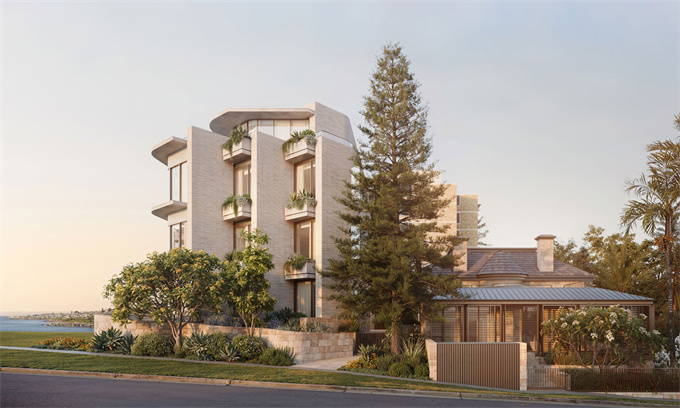  悉尼海滨三卧室现代住宅公寓Ballamac House 
