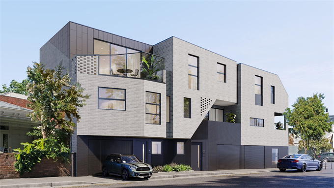 墨尔本Richmond市中心联排别墅Richmond Residences