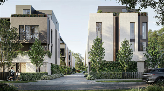  墨尔本宜居郊区多类型住宅集合YarraBend 