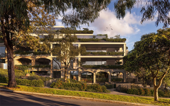  墨尔本独特精品住宅公寓Scotch Hill Gardens 
