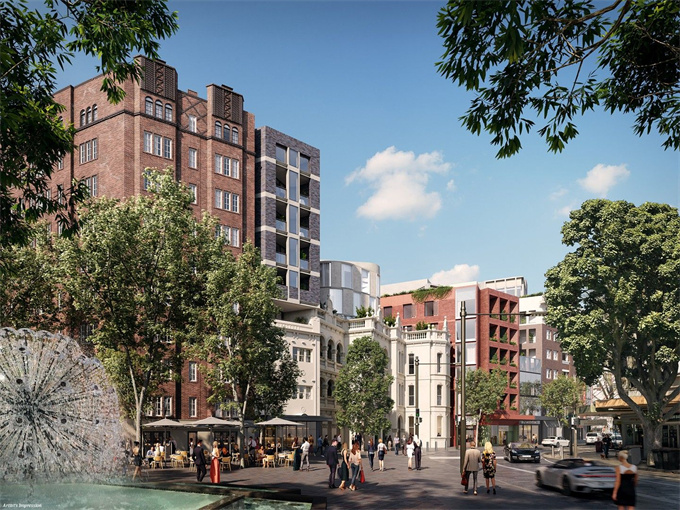  悉尼Potts Point高档住宅Queensgate 