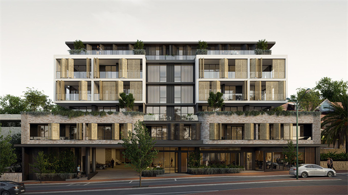  珀斯创新性高端公寓Bloom Residences 